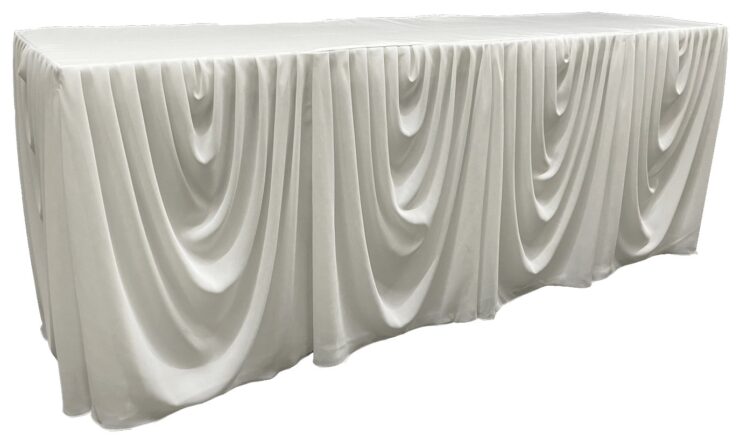 ジョーゼットドレープ付机掛